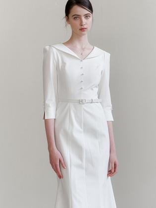 Classic Sailor Collar Dress (3color)