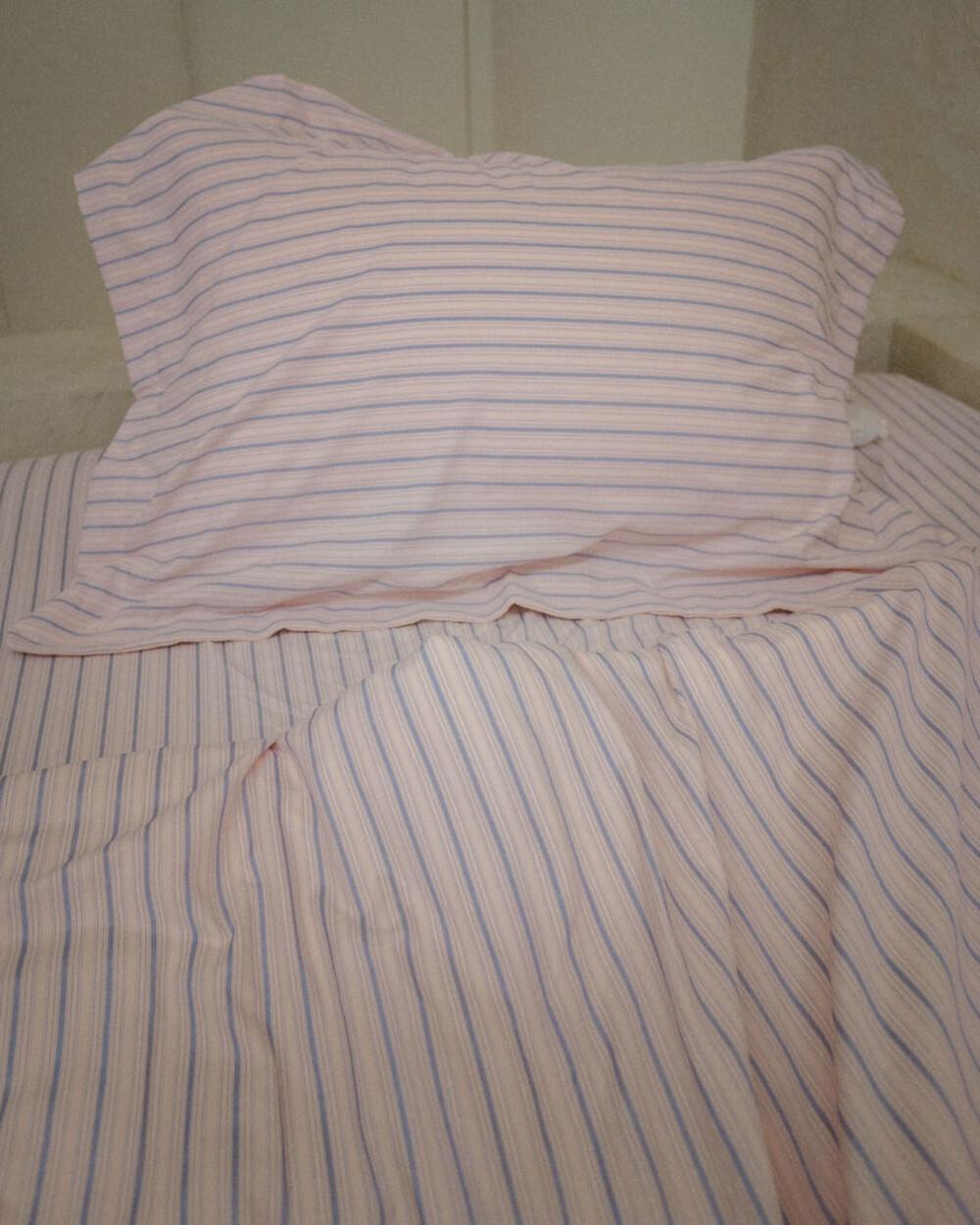 Pink Gray Allegro Stripe 베딩