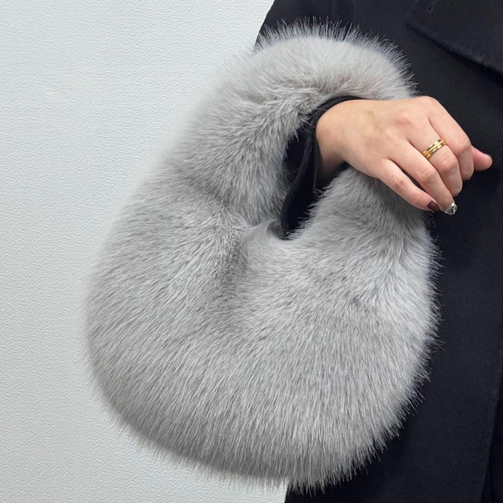 민티즈 롱헤어 밍크 에코퍼가방 겨울 보부상가방