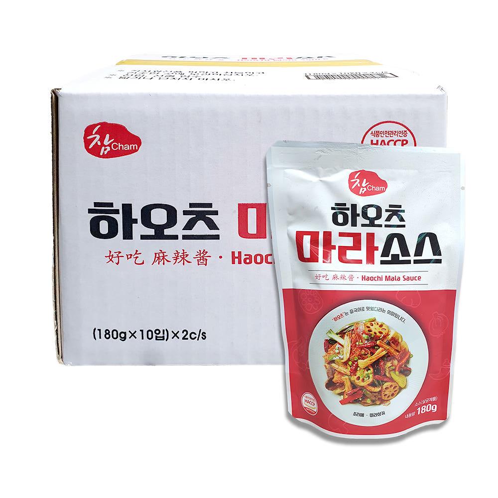 우리식품 하오츠 마라소스 180g x 20팩 1박스