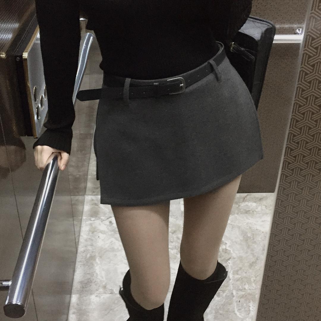 크림치즈마켓 [극찬핏~겨울버전☃️/바지안감] 도톰하게 돌아온~ 누가봐도 치마바지 스커트 - sk