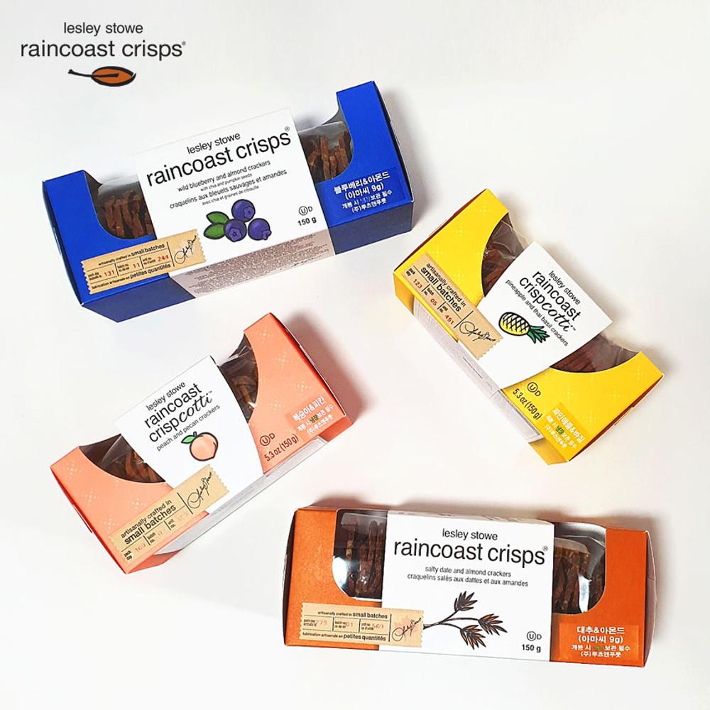 레인코스트 크리스프 (4종 택1) 백악관 크리스피 과자 오가닉 쿠키 건강간식 와인 크래커