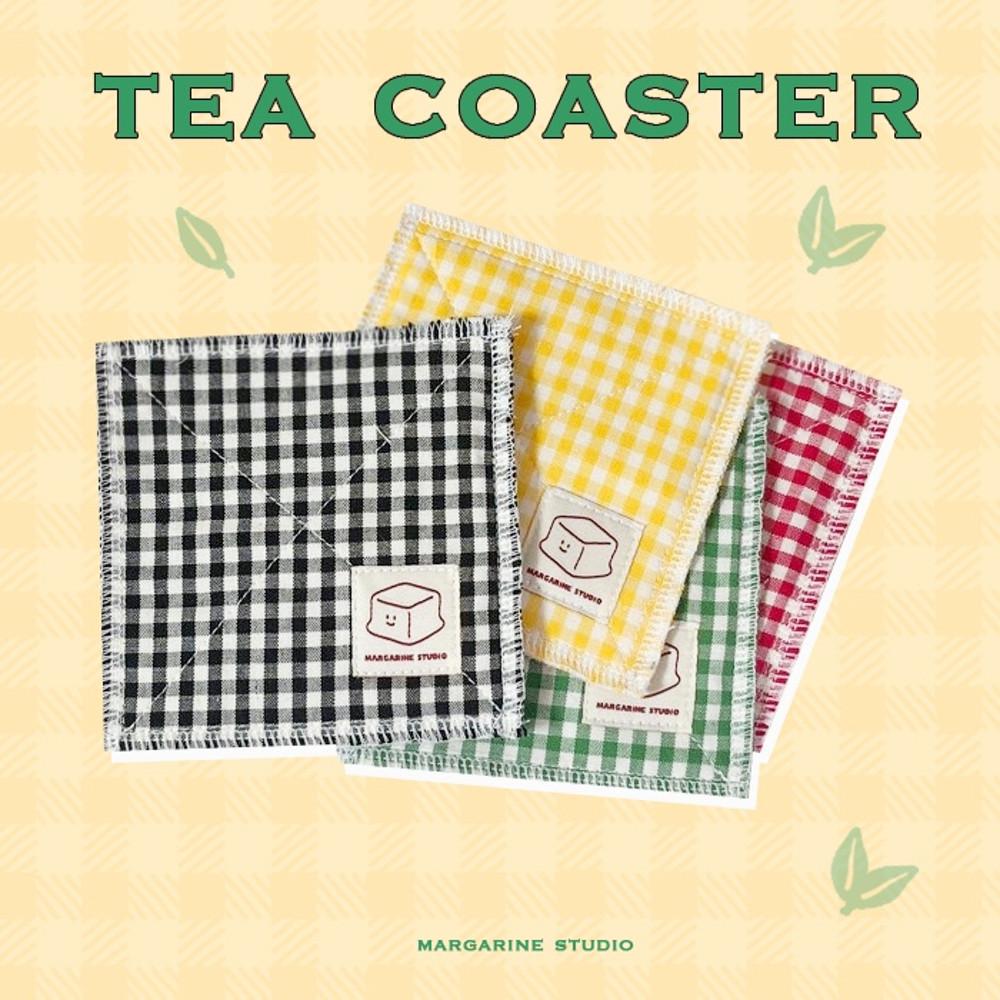 [마가린상점] 마가린몬 체크 티코스터