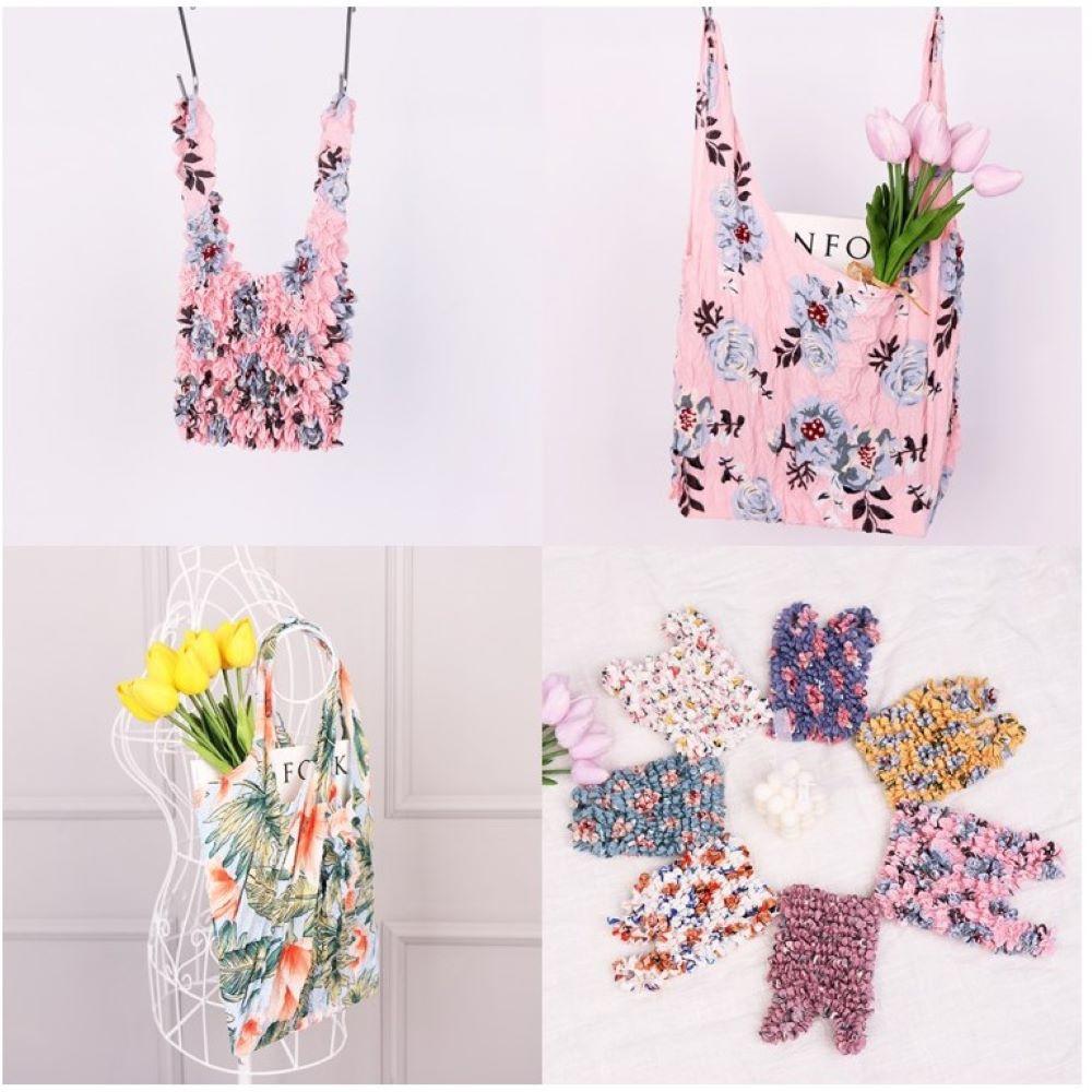 신상입고 쭉 쭉 늘어나는 요술 주름 장바구니/시장가방/시장바구니/가방/사은품/주름가방