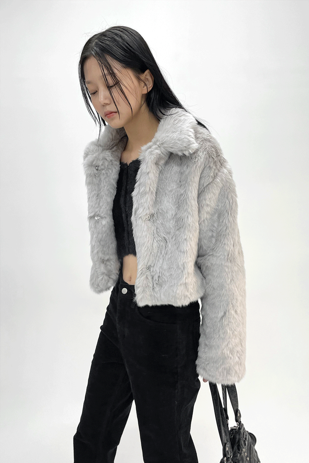 pepper fur jacket (4colors)