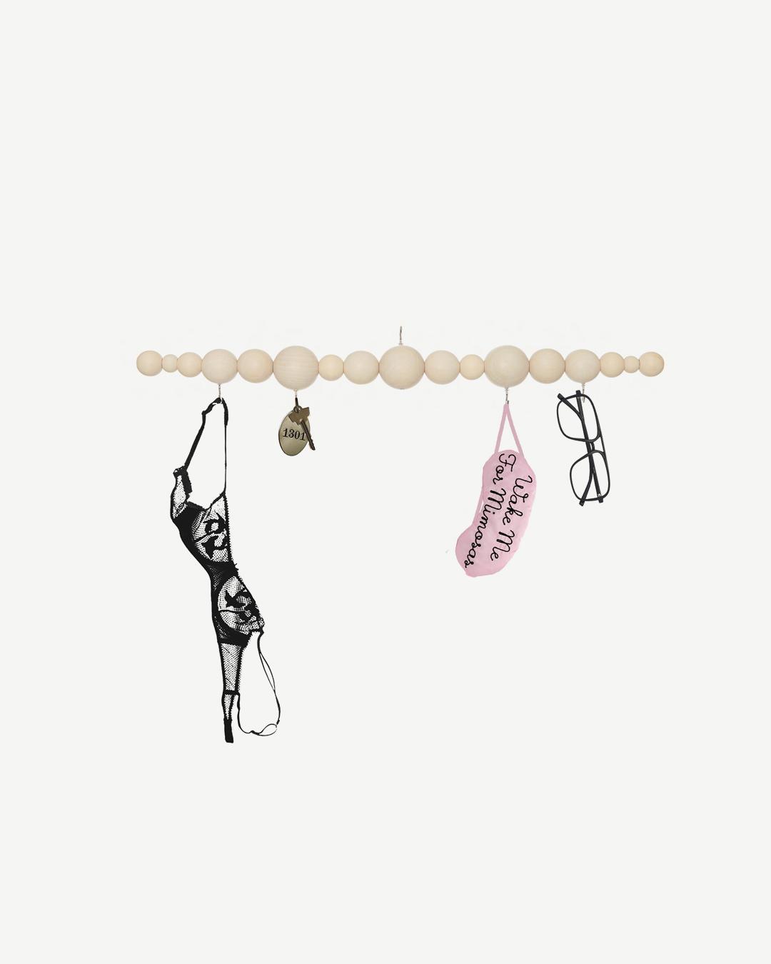 Vismeal | Wood Ball Things Rack