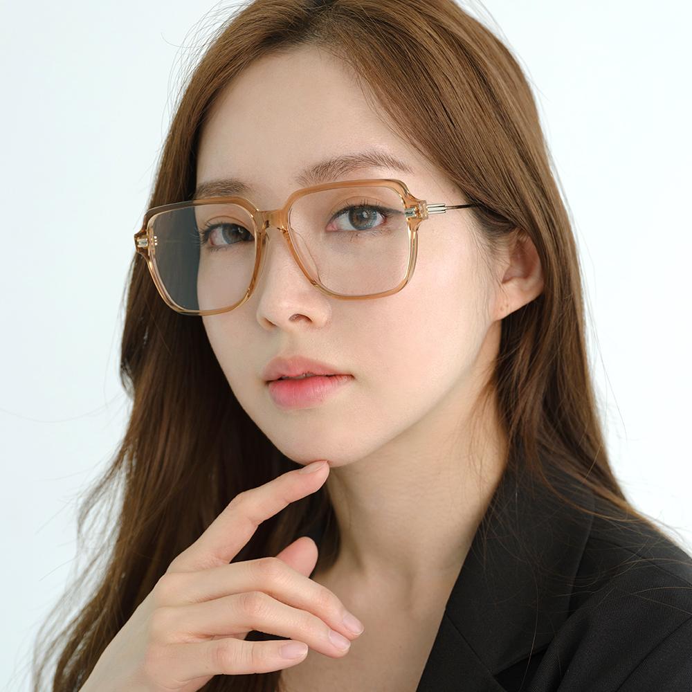 젠틀몬스터 안경 제프 JEFF 남자 여자 공용 블루라이트차단 안경테 긱시크 오버사이즈 연예인