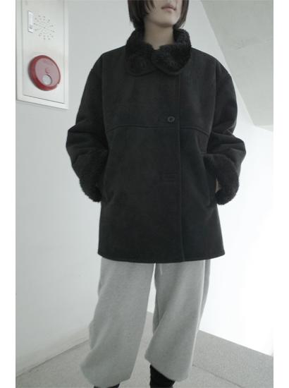 에프터먼데이 빈티지 하이 넥 무스탕 (2c)