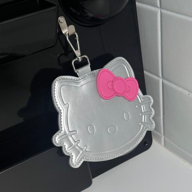 키티 실버 카드 키링(*다음주 출고예정)