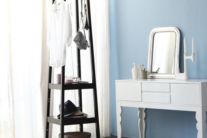 대용량 원목 선반 스탠드 행거 드레서 코트 옷걸이 가방걸이 2colors