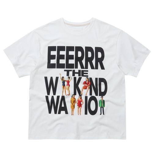 Weekend Warrior People Artwork T-shirt White
