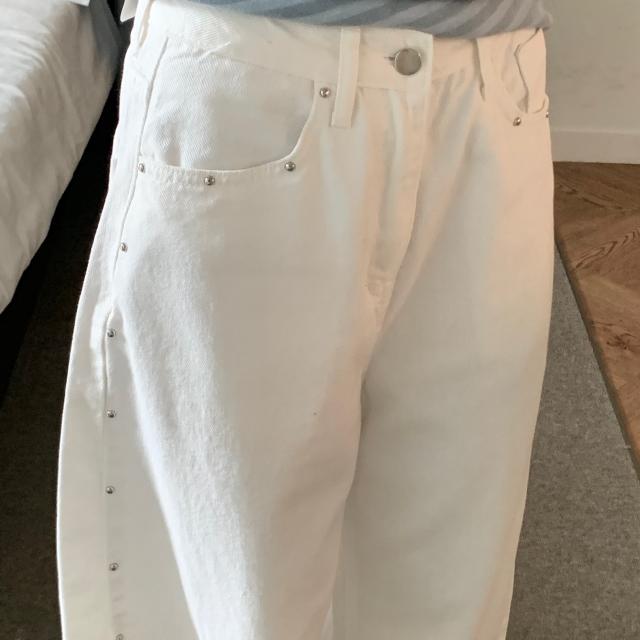 오브그린 [포인트템/국내생산] 에델 스터드 벌룬핏 와이드 팬츠 (2color)