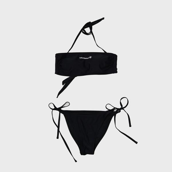 ORG SOLID BIKINI - BLACK
