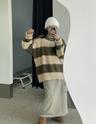 mohair striped alpaca sweater
