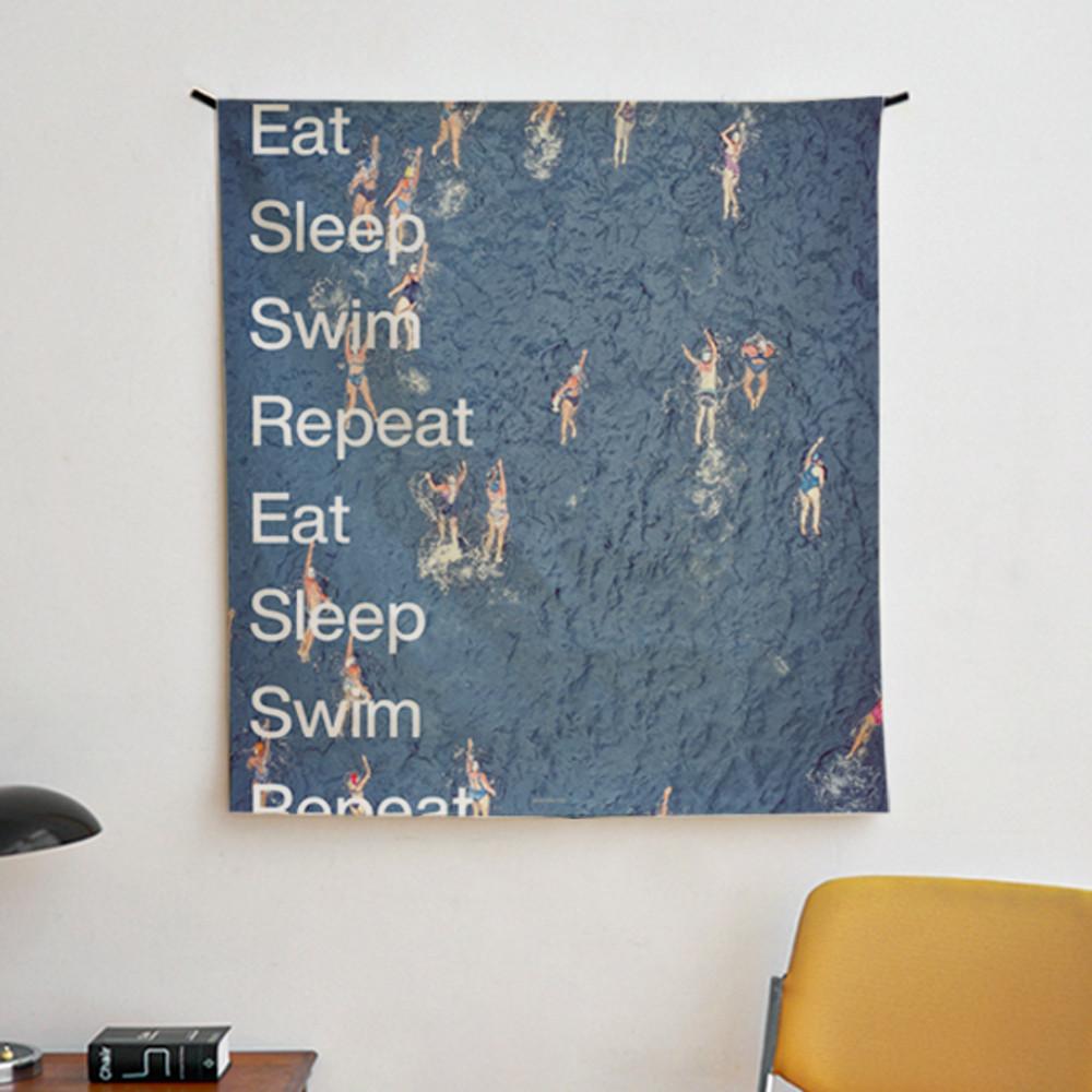 포토 행잉 패브릭 포스터 / 가리개 커튼(5size)_swimming 01_포스터 S/ 포스터 M