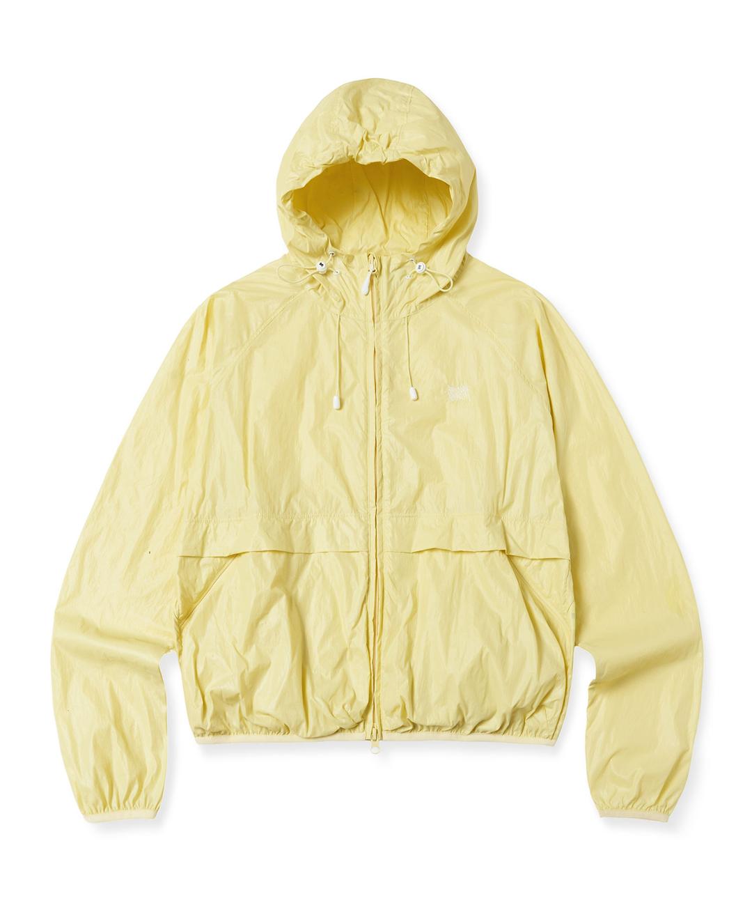 W TAG PACKABLE WINDBREAKER - LEMON