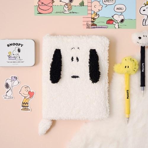 [무료배송] 스누피 뽀글이 다이어리 (다이어리+커버 세트)