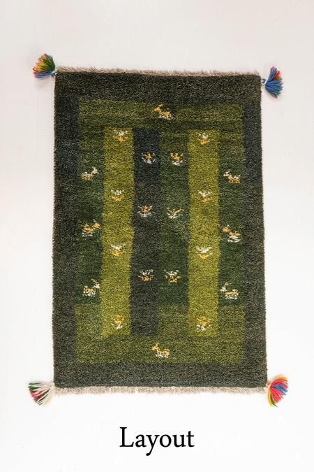 LAYOUT[레이아웃]Gabbeh Rug 91586