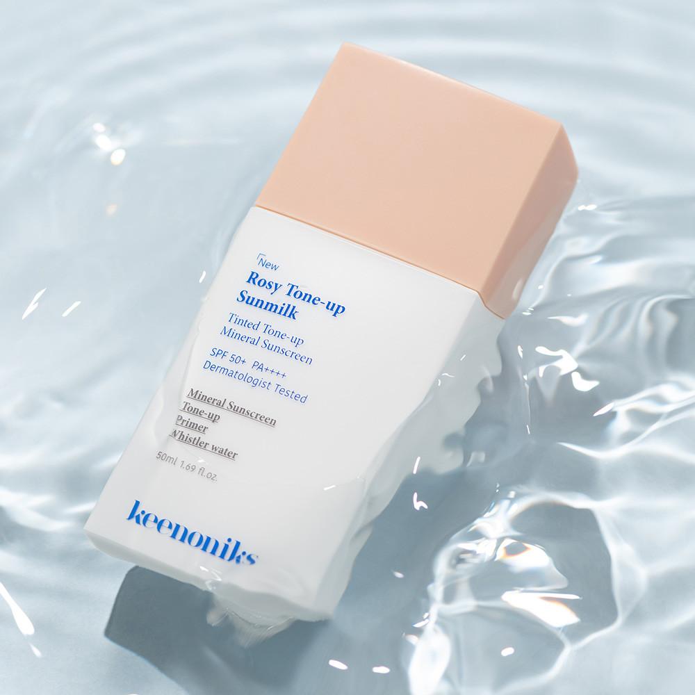 NEW 키노닉스 로지 톤업 선밀크 [SPF 50+, PA++++] 50ml