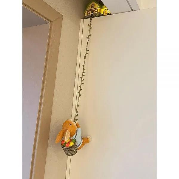 등반 밧줄 토끼 방 장식 침실 장식품 입구 TV 뒷벽 거실