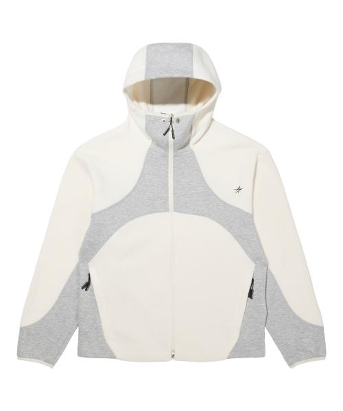록히드마틴(LOCKHEED MARTIN)  BLOCKING POLARTEC HOOD FULL-ZIP (IVORY) - 사이즈 & 후기 | 무신사