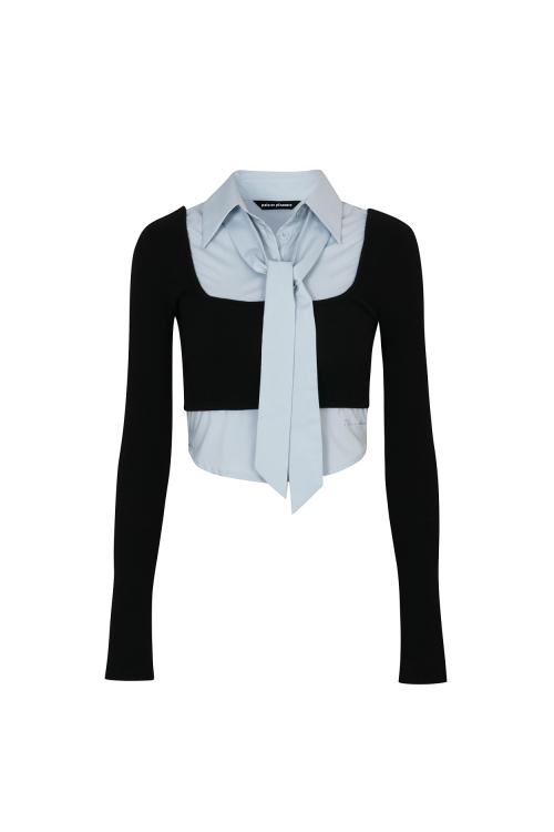 EVELYN SHIRT TOP black