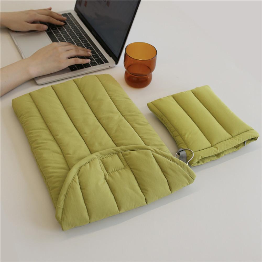 삼성 맥북 LG그램 아이패드 충전기 감성 패딩 폭신한 도톰한 노트북 가방 파우치 세트