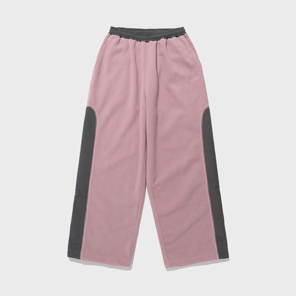PHYPS® COLOR BLOCK FLEECE PANTS PINK