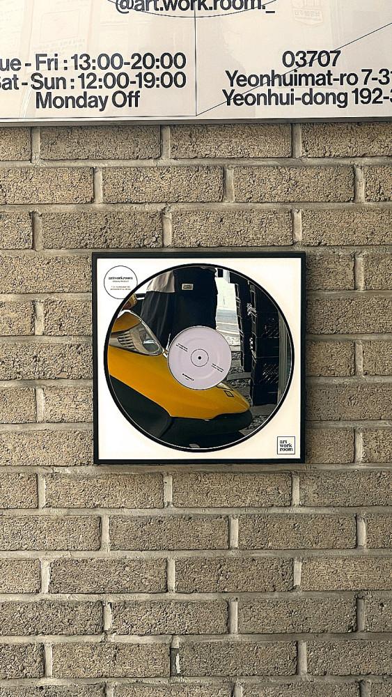 [아트워크룸] LP 거울 / Mirrored Vinyl 미러드바이닐 자체제작 거울 [액자 포함]