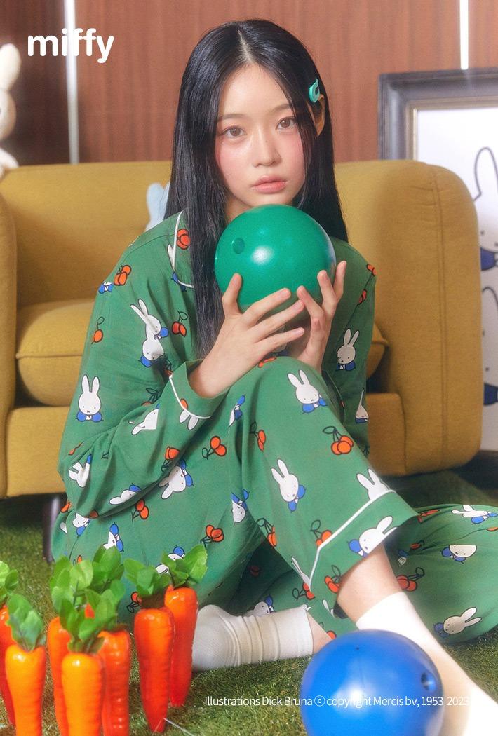 (미피) 클래식 미피잠옷(GREEN)_SPPPD23U04