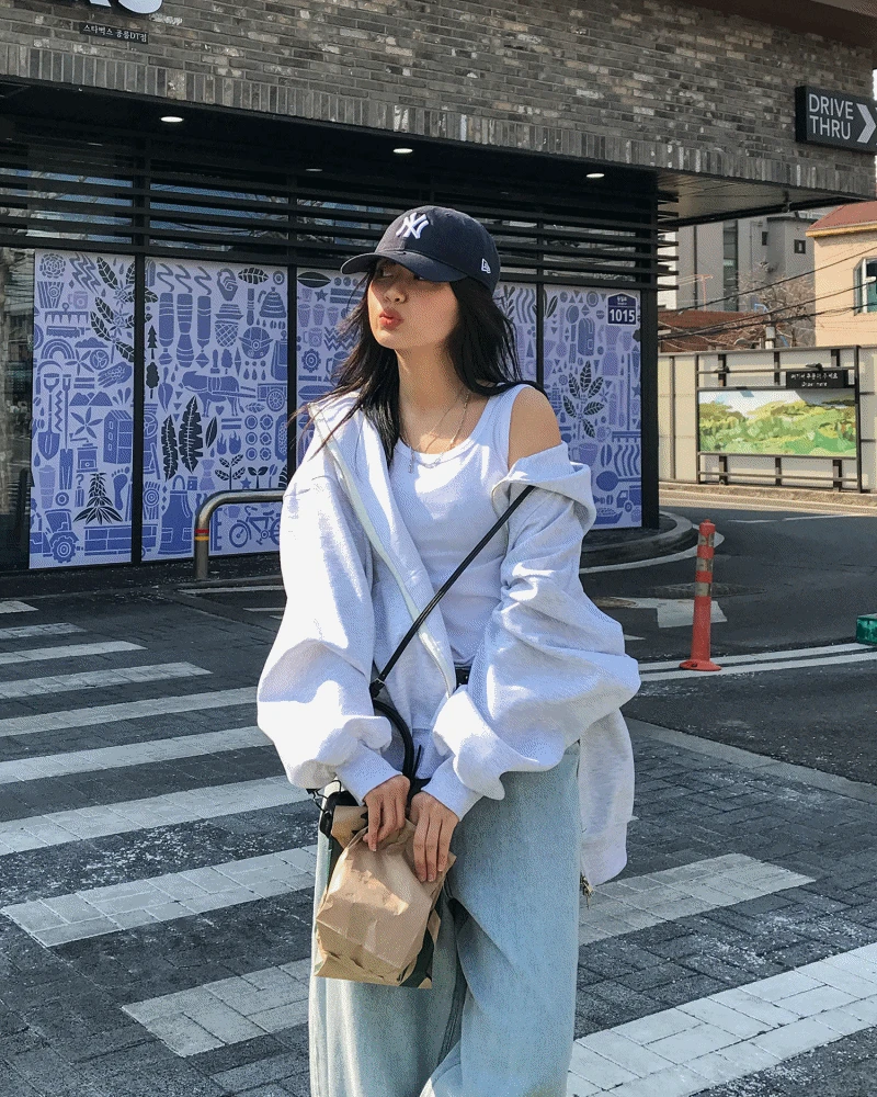 [MD PICK!] CHIPS OVER HOOD ZIP-UP (UNISEX)