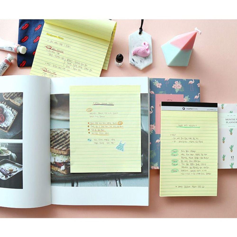 리갈패드 점착 메모지 고급 비밀다이어리 뜯어지는 2024