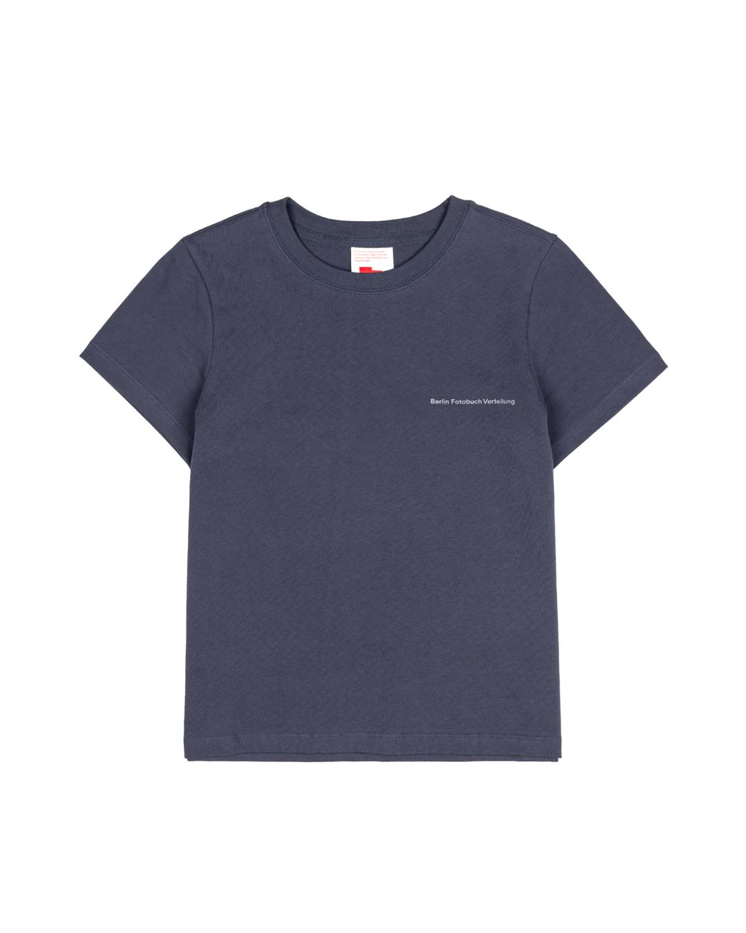 (W) BFV SMALL LOGO TEE (SLATE BLUE)