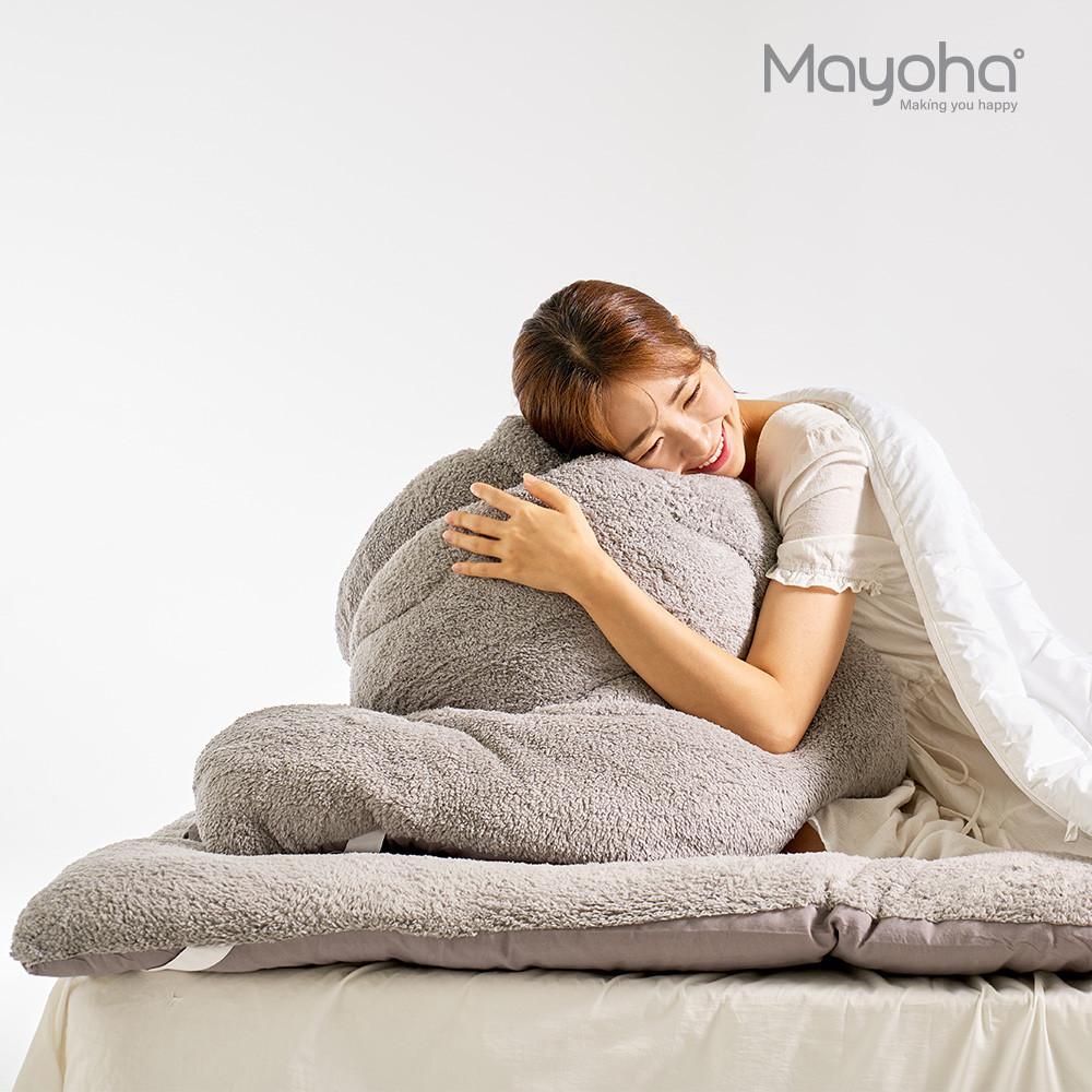 마요하 포그니 푹신푹신 자가발열 양털토퍼(SS/Q/K 3size / 2type) 스탠다드/자이언트 침대 바닥 매트리스 패드 토퍼