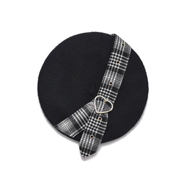 "RILEY" BERET - BLACK / ONE SIZE