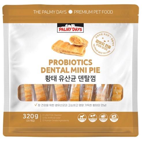파미데이즈 강아지 유산균 덴탈껌, 황태맛, 320g, 1개 - 덴탈껌 | 쿠팡