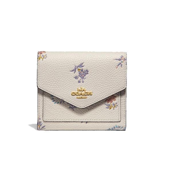 코치 지갑 스몰 월렛 위드 메도우 프레리 프린트 69849 COACH