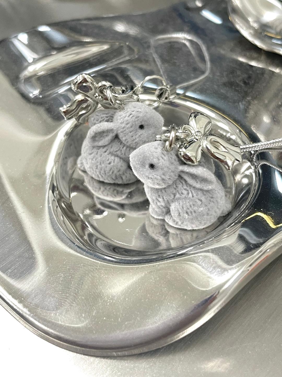 Rabbit keyring