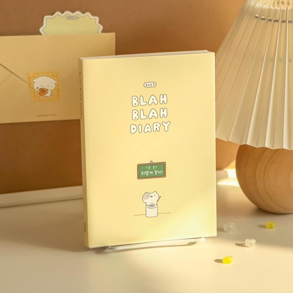 아이코닉 2025 이겨낸다 다이어리 (날짜형 위클리 플래너 일기장 다꾸)크림옐로우