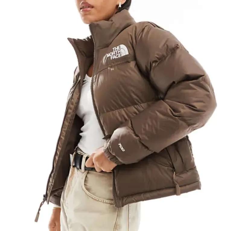 [블프특가@ 국내 미출시] 노스페이스 레트로 눕시 1996 레트로 패딩 스모키 브라운 우먼스