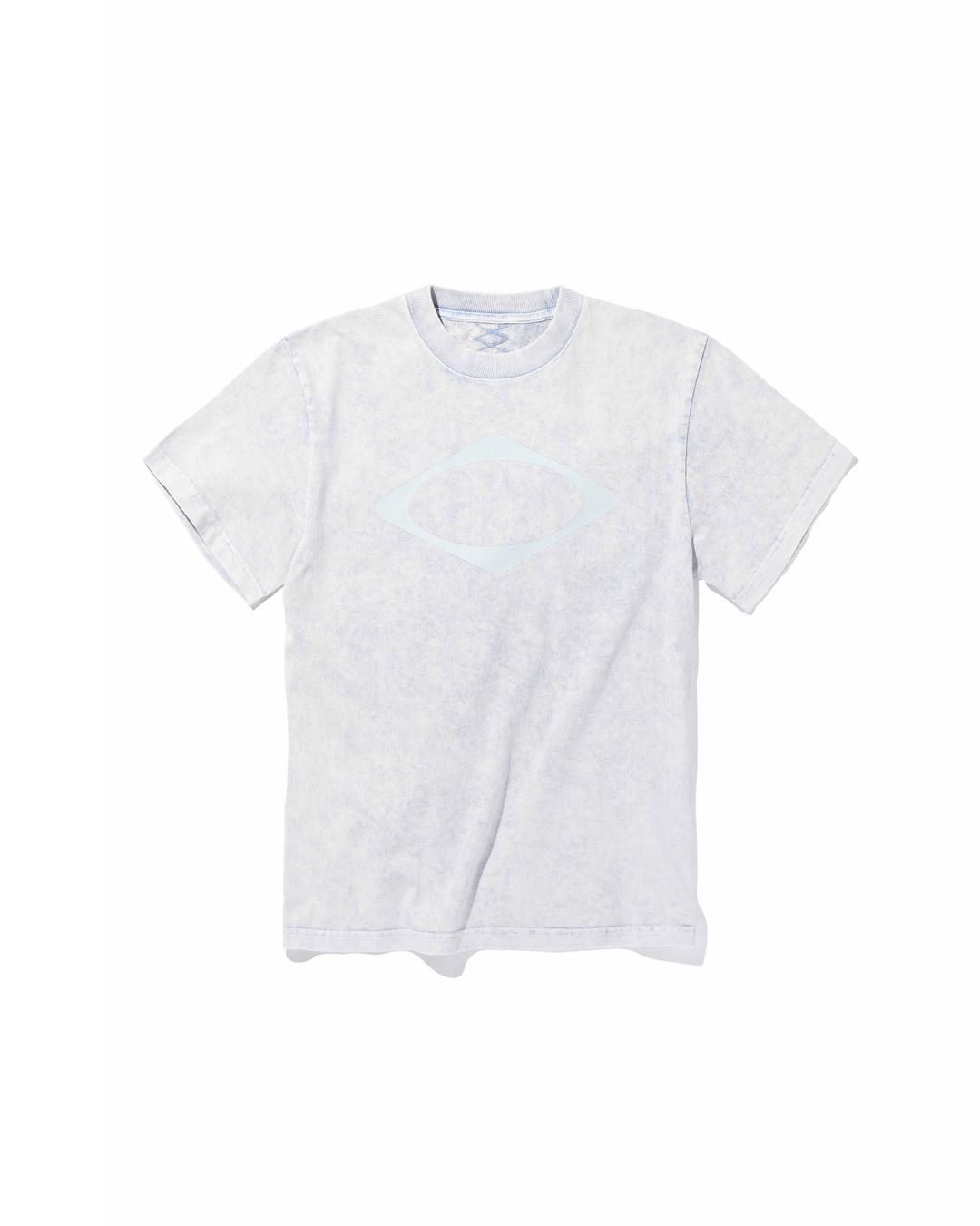 RHOMBUS WASHED BASIC T-SHIRT_BLEACHED LIGHT BLUE