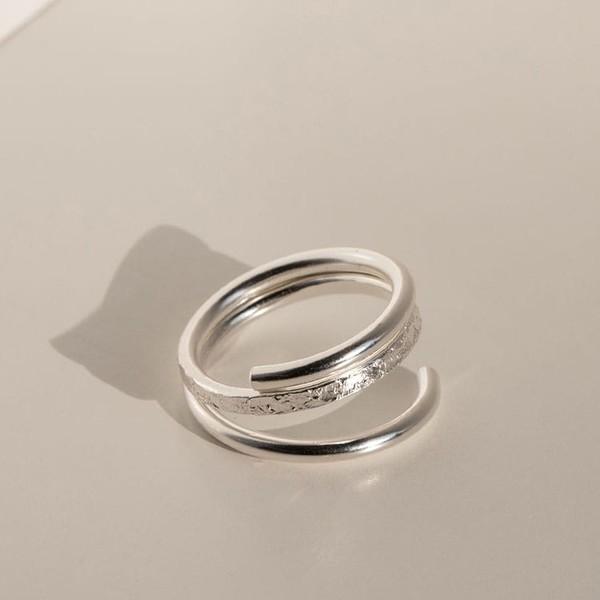 데네브 러프 실버 반지