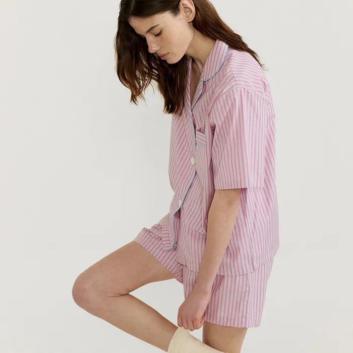 (w) Plum Short Pajama Set