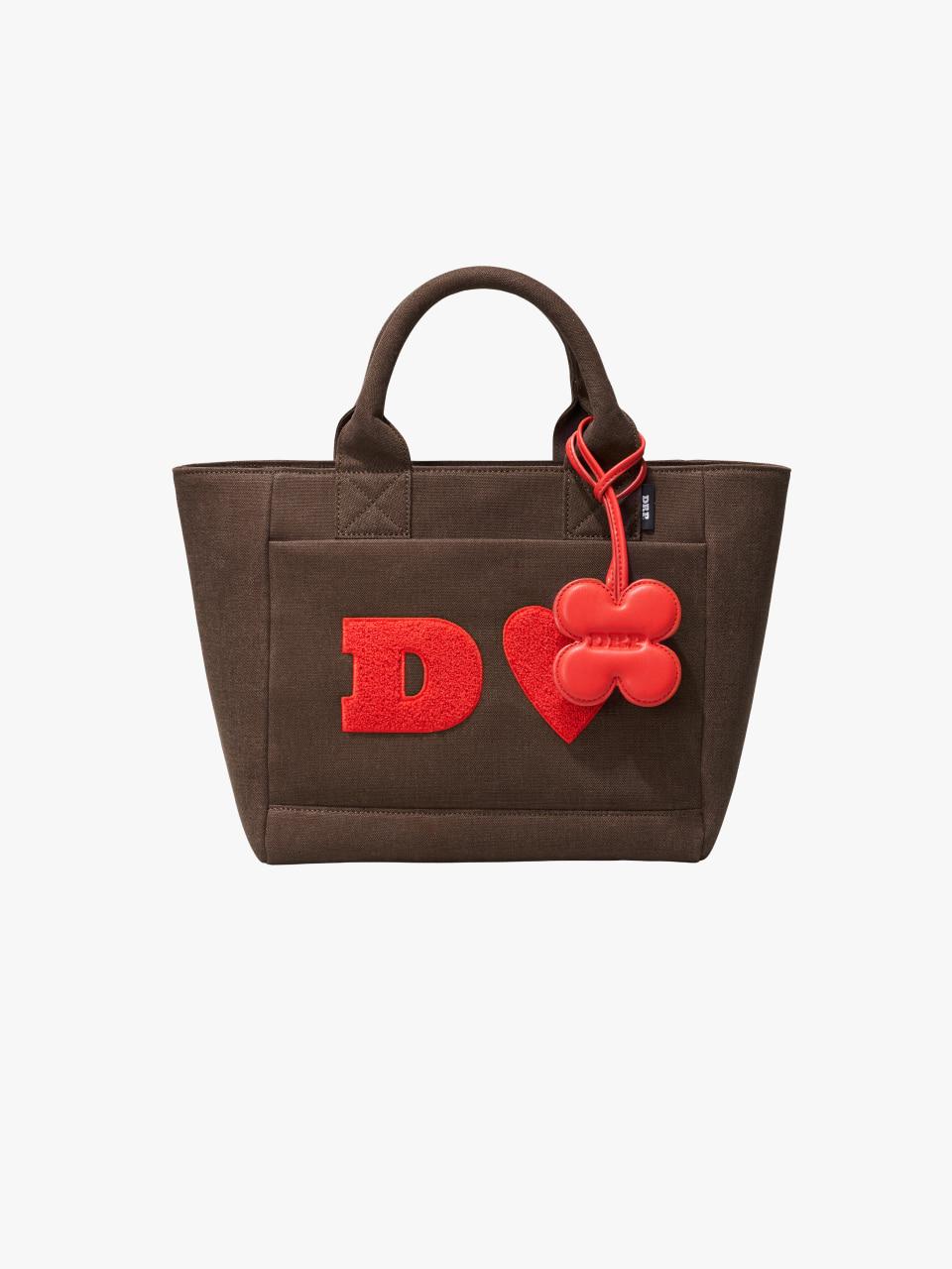 원더 캔버스백 L BROWN