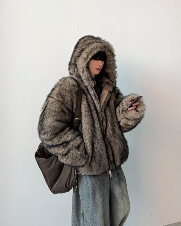 발리안 울프 퍼 자켓(2Colors)