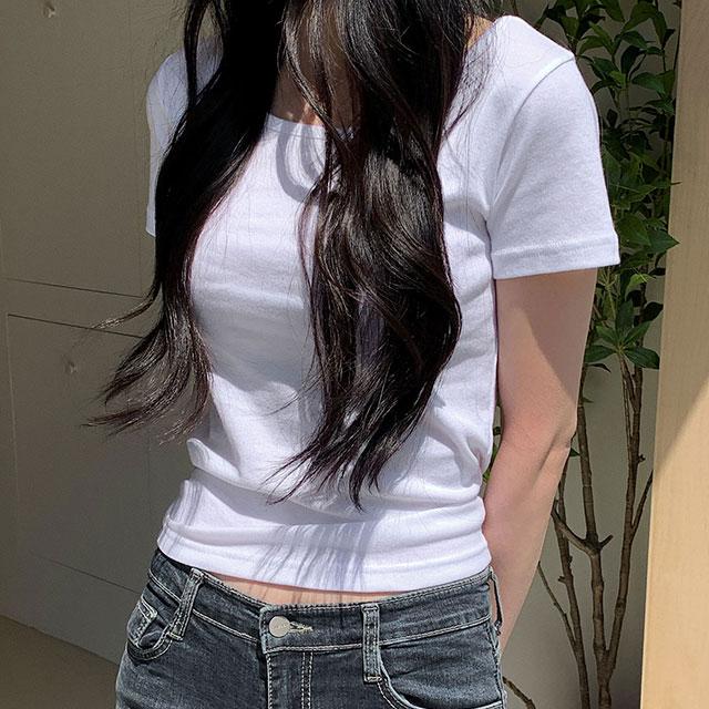 [13컬러💖] 무아 데일리 라운드넥 무지 반팔 티셔츠