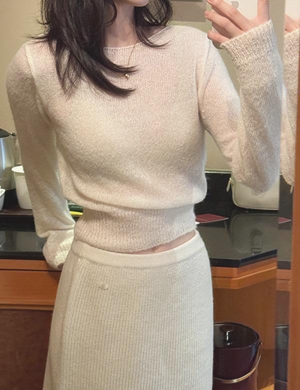 [입고지연ㅣ8일] Alpaca Boat-knit