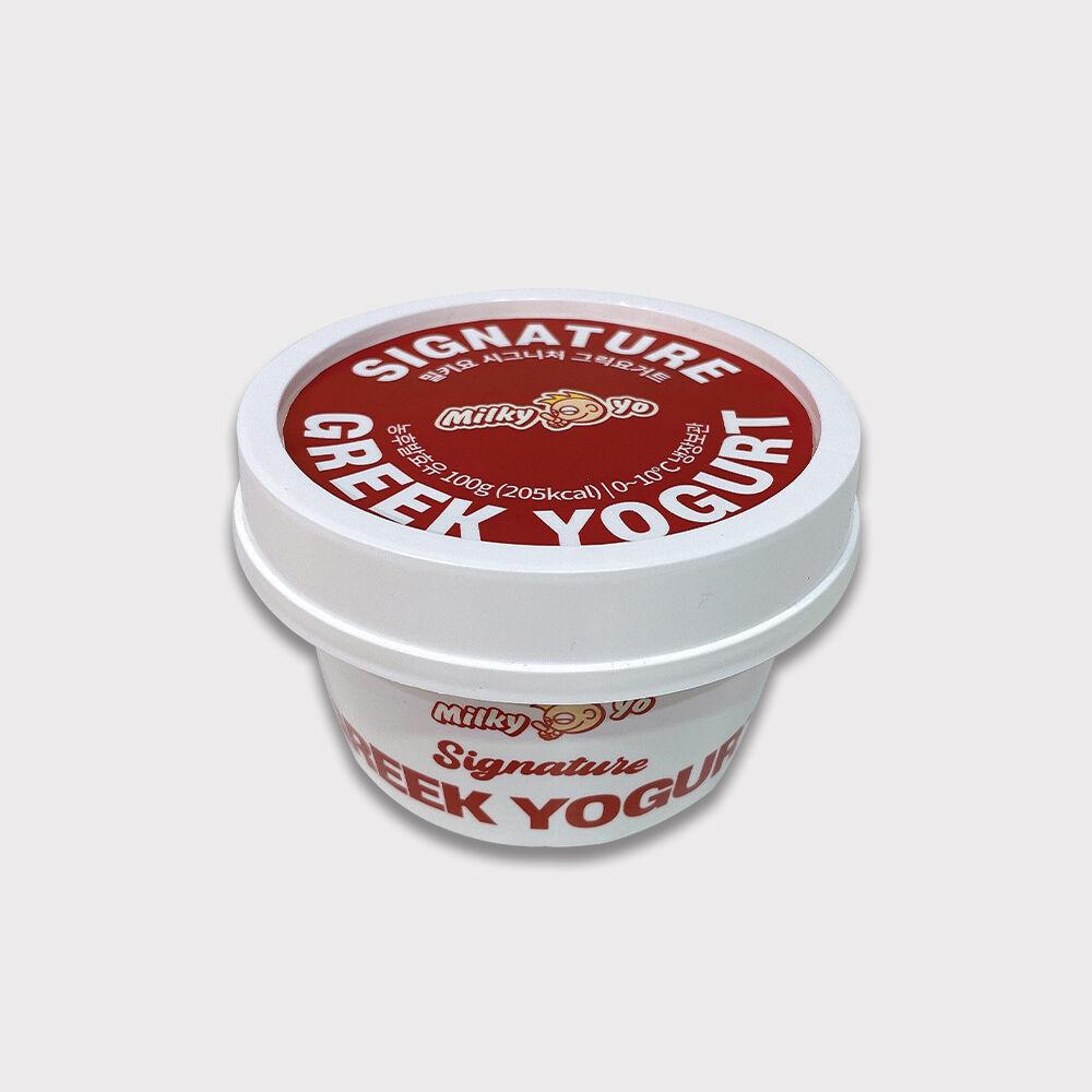 [밀키요] 시그니처 그릭요거트 용기버전 100g 2개