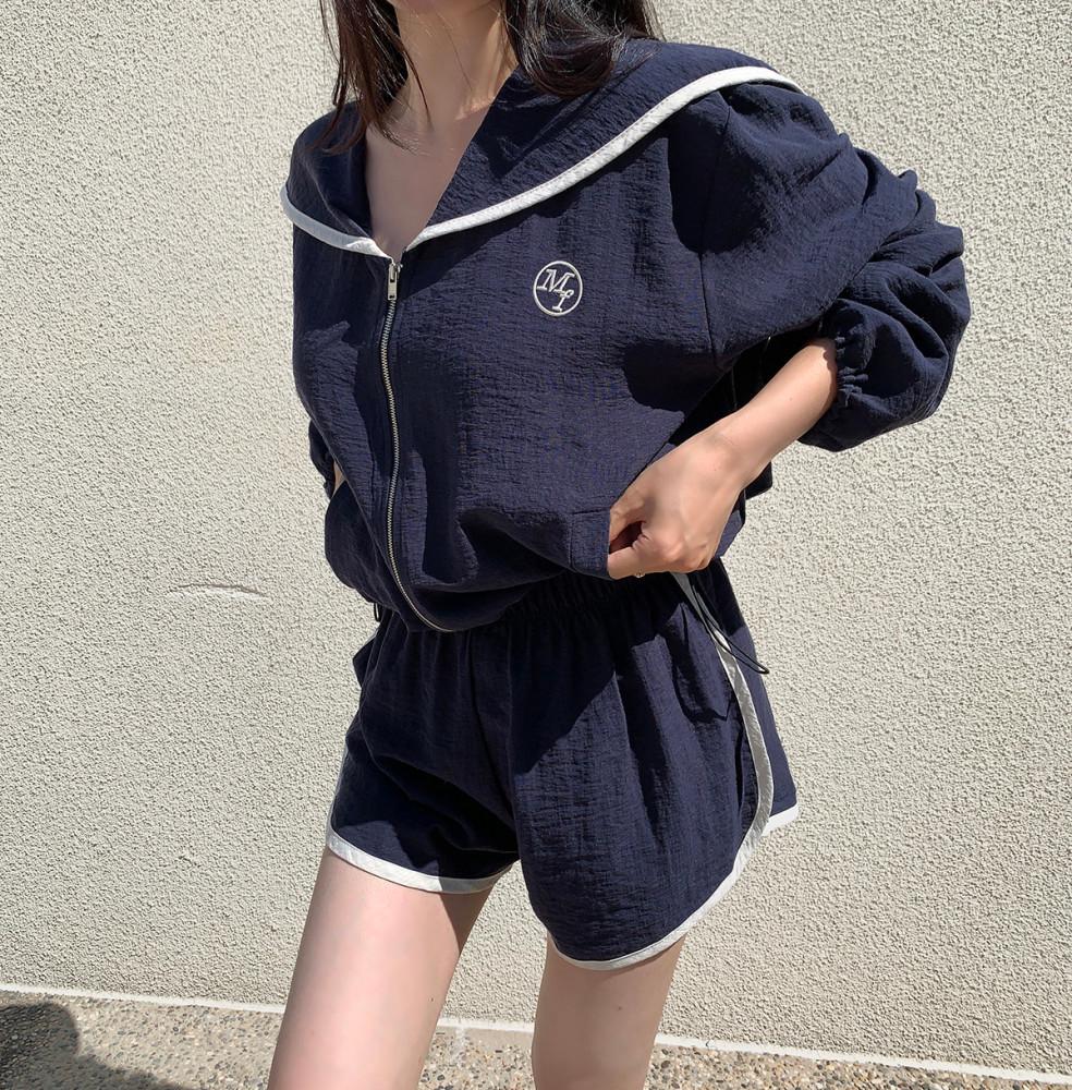 세일러 린넨 점퍼