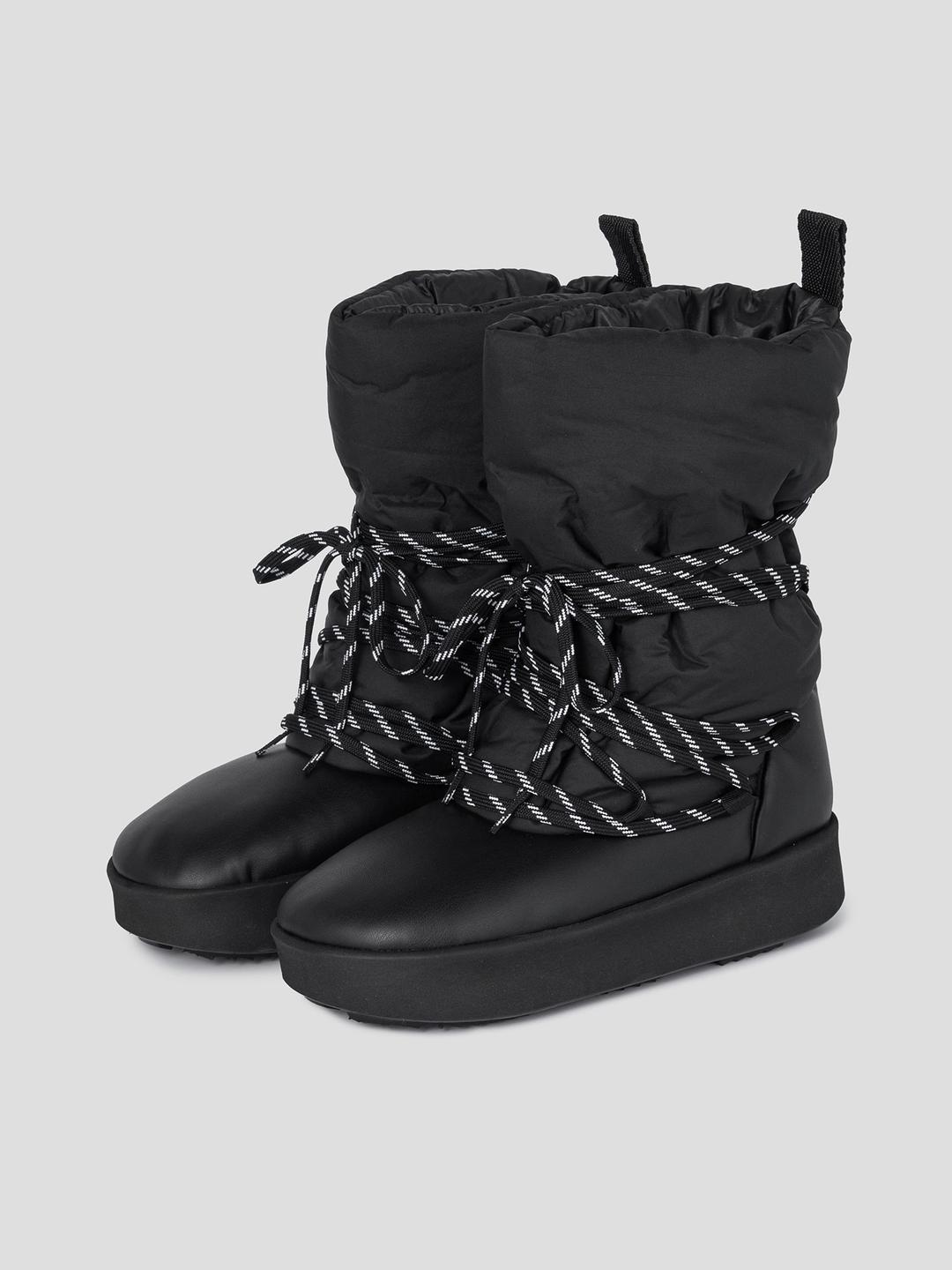 ❄️시즌오프❄️ Padded Boots - Black